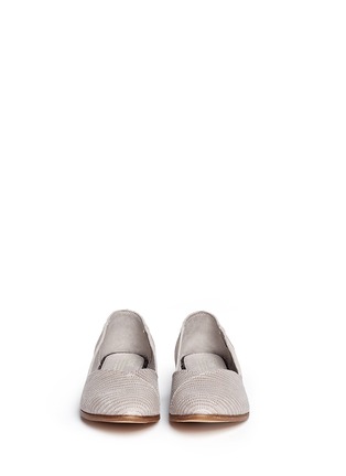 Figure View - Click To Enlarge -  - 'Jutti' embossed print suede flats