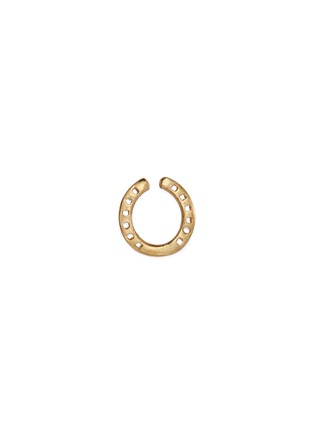Main View - Click To Enlarge - LOQUET LONDON - 18k yellow gold 'Horseshoe' charm – Protection