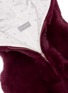 Detail View - Click To Enlarge - YVES SALOMON - Stripe rabbit fur zip hooded junior gilet