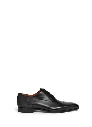 Main View - Click To Enlarge - MAGNANNI - Five eyelet leather Oxfords