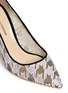 Detail View - Click To Enlarge - NICHOLAS KIRKWOOD - Houndstooth embroidery suede pumps