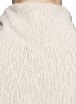 Detail View - Click To Enlarge - THE ROW - 'Leona' funnel neck wool-cashmere knit top