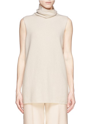 Main View - Click To Enlarge - THE ROW - 'Leona' funnel neck wool-cashmere knit top
