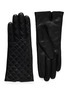 Main View - Click To Enlarge - MAISON FABRE - 'Gabrielle' quilted lamb leather gloves