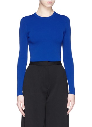 Main View - Click To Enlarge - PROENZA SCHOULER - Rib knit cropped top