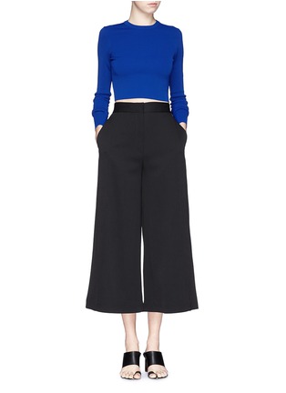 Figure View - Click To Enlarge - PROENZA SCHOULER - Rib knit cropped top