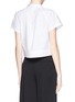 Back View - Click To Enlarge - PROENZA SCHOULER - Boxy cropped shirt