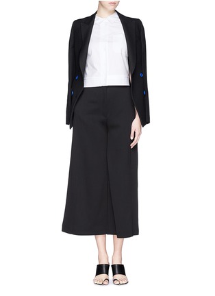 Figure View - Click To Enlarge - PROENZA SCHOULER - Boxy cropped shirt