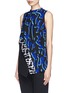 Front View - Click To Enlarge - PROENZA SCHOULER - Asymmetric panel sleeveless top