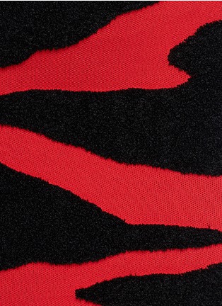Detail View - Click To Enlarge - PROENZA SCHOULER - Camo loop jacquard knit pencil skirt