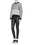 Figure View - Click To Enlarge - PROENZA SCHOULER - Side zip chunky float knit sweater