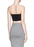 Back View - Click To Enlarge - NEIL BARRETT - Pleat twill bandeau top