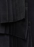 Detail View - Click To Enlarge - NEIL BARRETT - Pleat front bonded jersey trapeze skirt