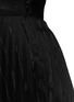 Detail View - Click To Enlarge - NEIL BARRETT - Stripe devoré plissé pleat skirt