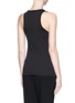 Back View - Click To Enlarge - NEIL BARRETT - Pleat band jersey tank top