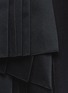 Detail View - Click To Enlarge - NEIL BARRETT - Pleat skirt bonded jersey trapeze dress