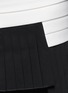 Detail View - Click To Enlarge - NEIL BARRETT - Pleat peplum cropped wool tuxedo pants