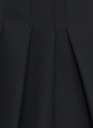 Detail View - Click To Enlarge - ALEXANDER WANG - Asymmetric tuck pleat skirt