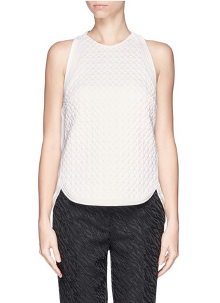 Main View - Click To Enlarge - 3.1 PHILLIP LIM - Quilted snakeskin effect top