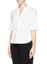 Front View - Click To Enlarge - 3.1 PHILLIP LIM - Ribbed edge T-shirt