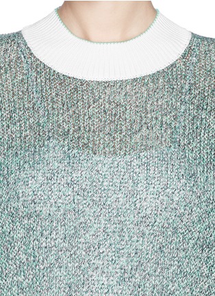 Detail View - Click To Enlarge - 3.1 PHILLIP LIM - Cotton melangé knit sweater