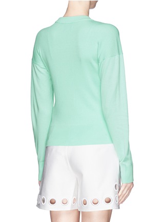 Back View - Click To Enlarge - 3.1 PHILLIP LIM - Chunky wavy stripe sweater