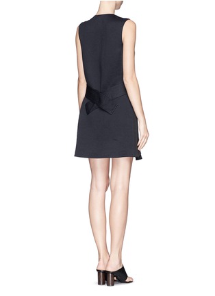 Back View - Click To Enlarge - 3.1 PHILLIP LIM - Colourblock satin twill dress