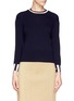 Main View - Click To Enlarge - 3.1 PHILLIP LIM - Striped collar cashmere sweater