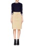 Figure View - Click To Enlarge - 3.1 PHILLIP LIM - Striped collar cashmere sweater