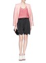 Figure View - Click To Enlarge - 3.1 PHILLIP LIM - Embroidery eyelet cropped top
