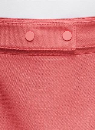 Detail View - Click To Enlarge - 3.1 PHILLIP LIM - Eyelet cutout hem twill skirt