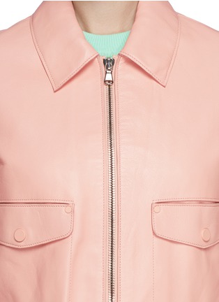 Detail View - Click To Enlarge - 3.1 PHILLIP LIM - Lambskin leather jacket