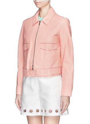 Front View - Click To Enlarge - 3.1 PHILLIP LIM - Lambskin leather jacket
