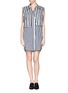 Main View - Click To Enlarge - 3.1 PHILLIP LIM - Cropped vest stripe twill dress