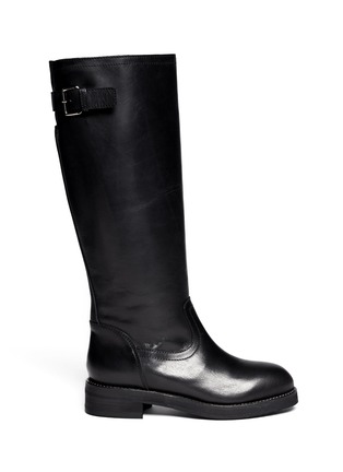 Main View - Click To Enlarge - MARNI - Leather riding boots