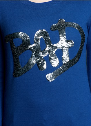 Detail View - Click To Enlarge - MARKUS LUPFER - Natalie 'Bad' sequin sweater