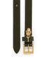Detail View - Click To Enlarge - ALEXANDER MCQUEEN - Skull charm leather belt