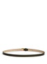 Back View - Click To Enlarge - ALEXANDER MCQUEEN - Skull charm leather belt