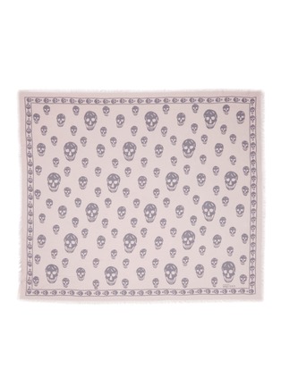 Detail View - Click To Enlarge - ALEXANDER MCQUEEN - Skull print pashmina scarf