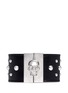 Main View - Click To Enlarge - ALEXANDER MCQUEEN - Studde leather bracelet