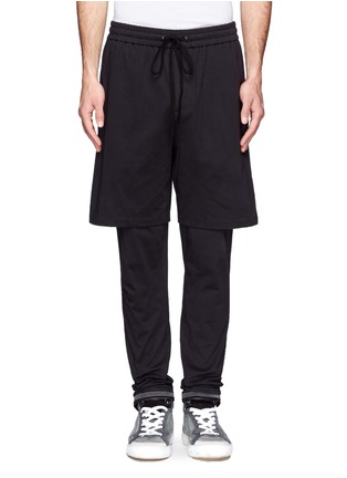 Main View - Click To Enlarge - 3.1 PHILLIP LIM - Duo layer cotton pants