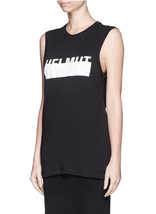 Front View - Click To Enlarge - HELMUT LANG - Logo tank top