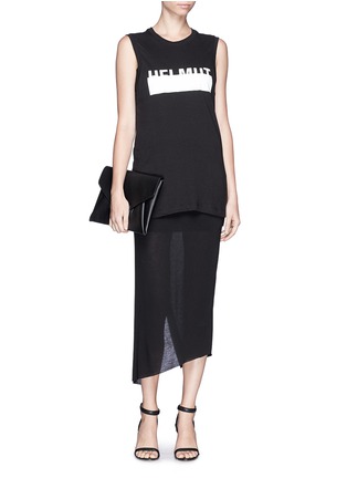 Figure View - Click To Enlarge - HELMUT LANG - Logo tank top