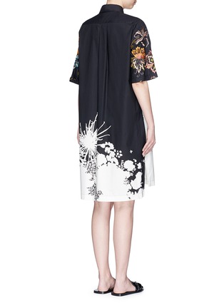 Back View - Click To Enlarge - DRIES VAN NOTEN - 'Debs' floral print poplin shirt dress