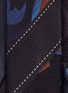 Detail View - Click To Enlarge - DRIES VAN NOTEN - Camouflage jacquard silk-wool tie
