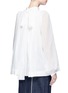 Back View - Click To Enlarge - DRIES VAN NOTEN - 'Coady' balloon sleeve pleated top
