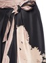 Detail View - Click To Enlarge - DRIES VAN NOTEN - 'Skey' floral print silk satin wrap skirt