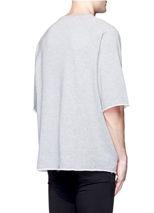 Back View - Click To Enlarge - 73088 - Graphic print cotton terry sweatshirt