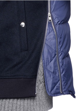 Detail View - Click To Enlarge - 73088 - Side zip puffer back jacket