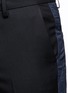 Detail View - Click To Enlarge - 73088 - Puffer back wool pants